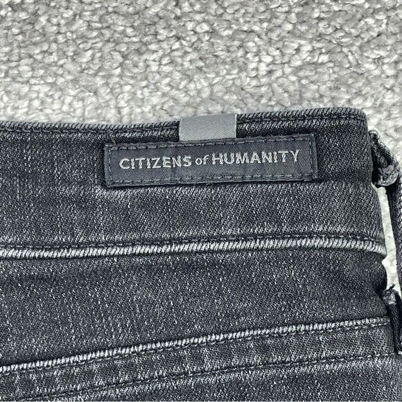 Citizens of Humanity Jeans Women’s 25 Black Skinny Leg High Rise Rocket - Picture 10 of 16